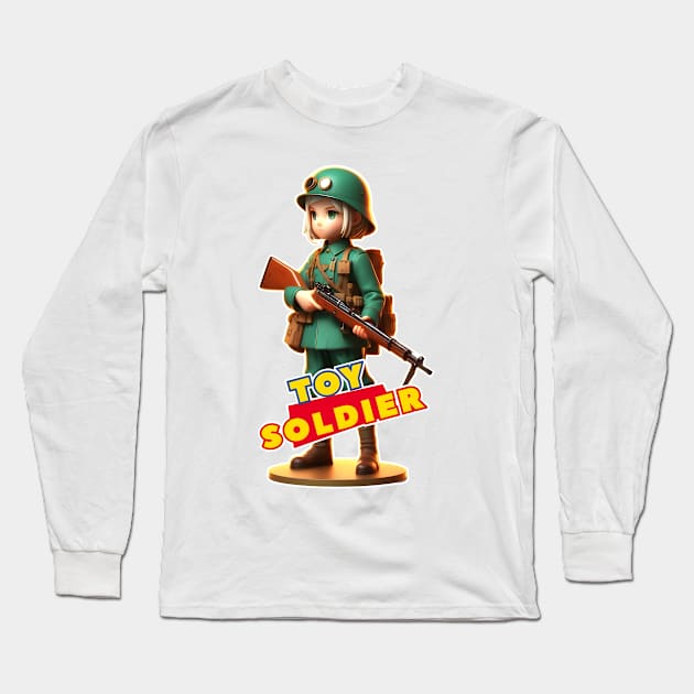 Toy Soldier Long Sleeve T-Shirt by Rawlifegraphic